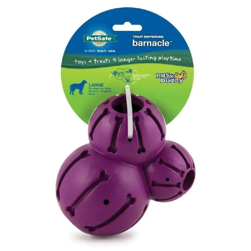 - Natural latex pet mattressBusy Buddy Barnacle Dog Toy Purple