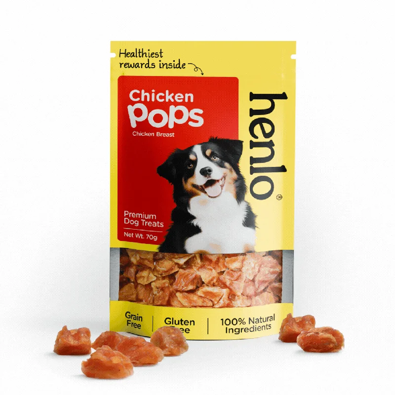 - Teething and chewing toys for puppiesHenlo Chicken Pops Dog Treats I Guilt Free I High Protein