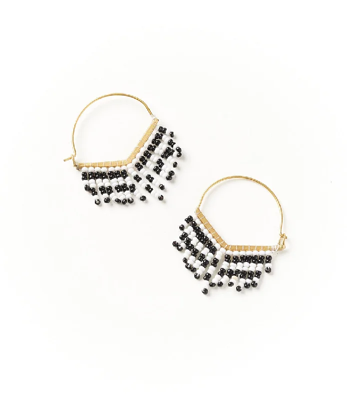 - Remote interactive pet feederKalapriya Earrings - Stripe Chevron