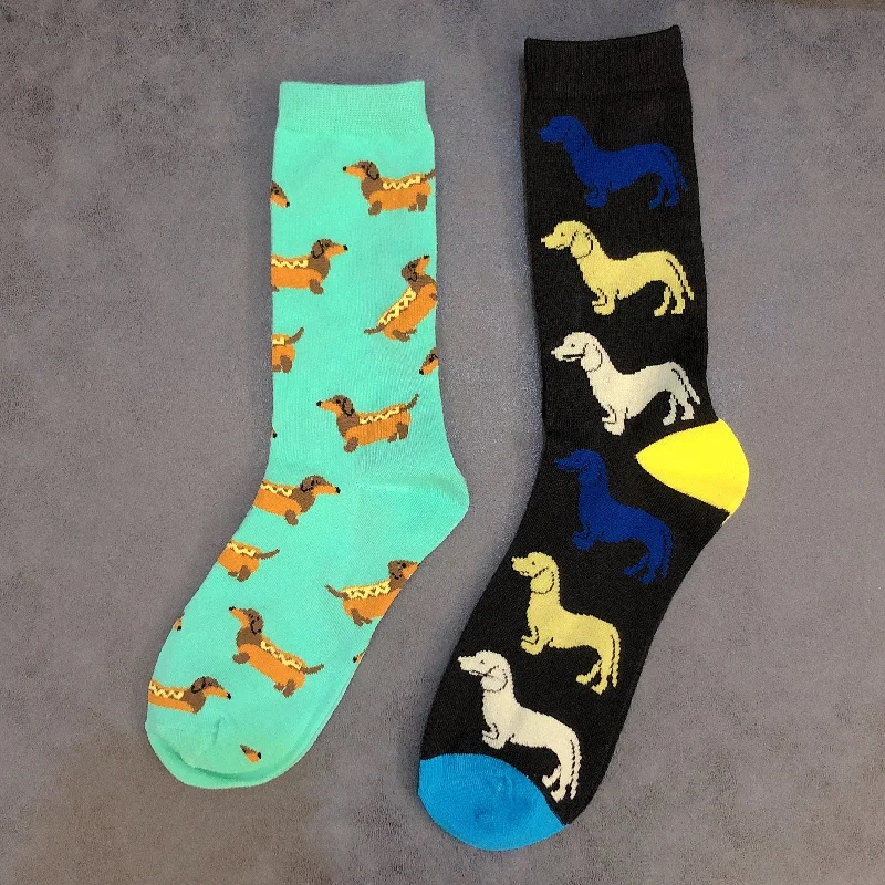 Hot Dog Dachshund Socks