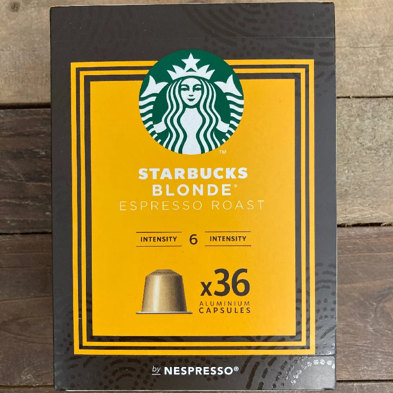 - Hamster silent running wheel to prevent chewing36x Starbucks Blonde Espresso Roast Coffee Nespresso Pods (1 Box of 36) - Hamster silent running wheel to prevent chewing36x Starbucks Blonde Espresso Roast Coffee Nespresso Pods (1 Box of 36)