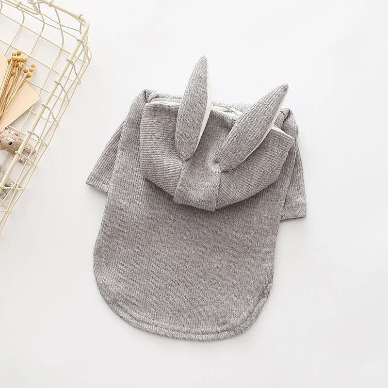 Rabbit Ears Hooded Dog Sweater