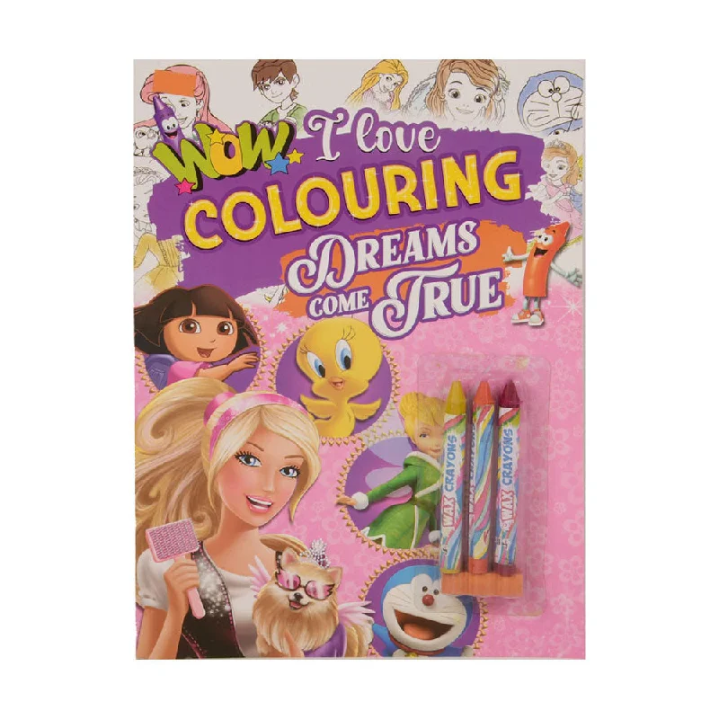 - Dog disposable foam shower gel791 DREAM COME TRUE COLORING BOOK W 3PC CRYON COLOR A.M