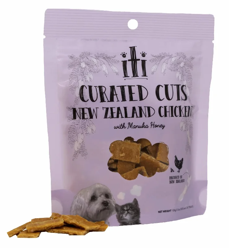    - Hairball control cat food  iti Dog Treat Curated Cuts NZ Chicken Manuka Honey