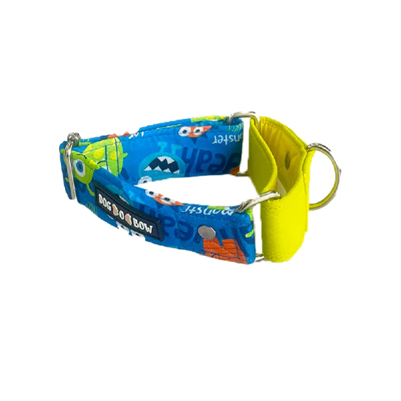 - Air box TSA certified check-inDogobow Monster Print Martingale Collar for Dogs (Blue) - Air box TSA certified check-inDogobow Monster Print Martingale Collar for Dogs (Blue)