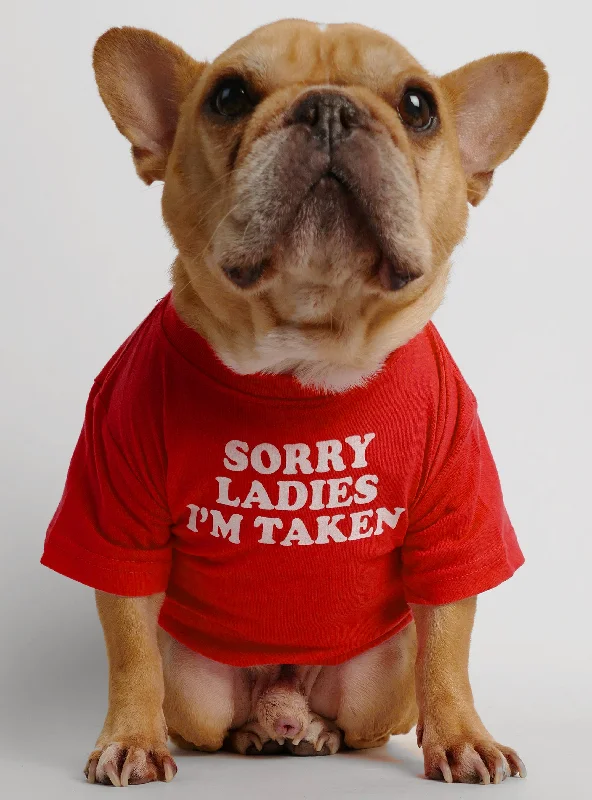 Sorry Ladies I'm Taken Dog Tee