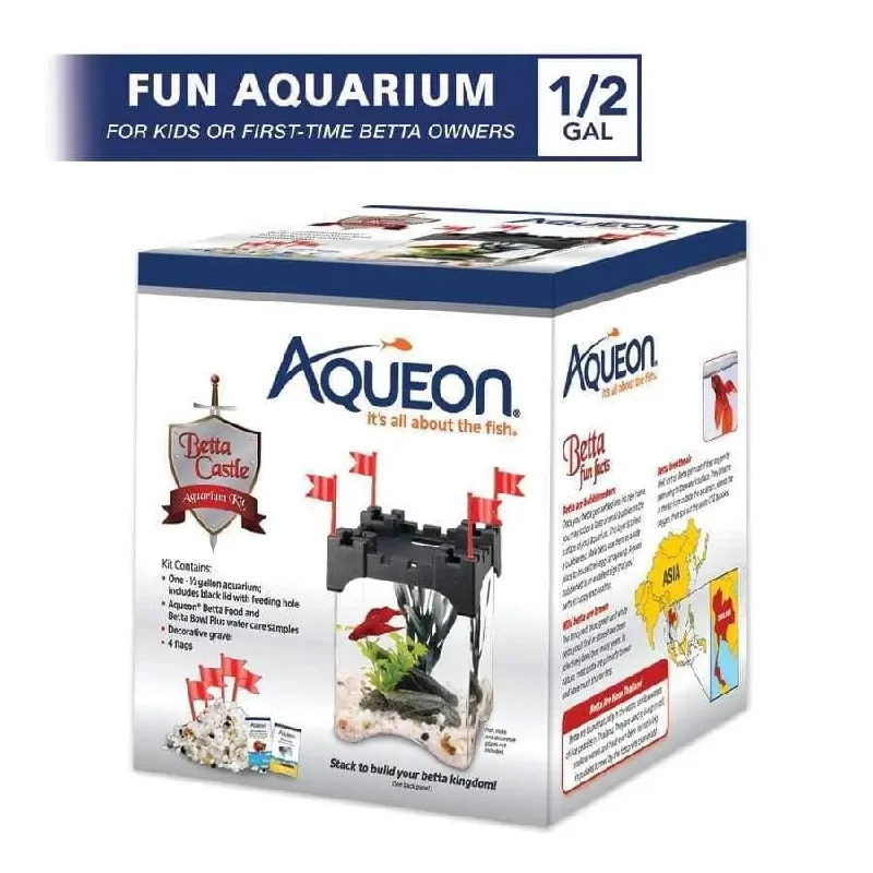 - Automatic temperature adjustment cat bedAqueon Betta Castle Kits 0.5 gal