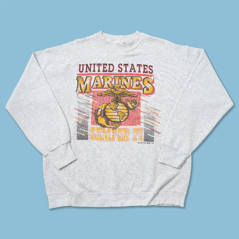 - Air box TSA certified check-inVintage 1996 US Marines Sweater Large