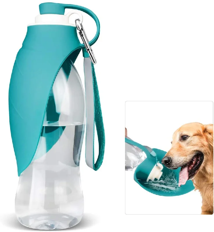 KUTKUT Dog Water Bottle for Outdoor Walking | Pet Water Dispenser Feeder Container Portable with Drinking Cup Bowl Outdoor Hiking, Travel for Puppy, Dogs, Cats (580 ml) KUTKUT Dog Water Bottle for Outdoor Walking | Pet Water Dispenser Feeder Container Portable with Drinking Cup Bowl Outdoor Hiking, Travel for Puppy, Dogs, Cats (580 ml)