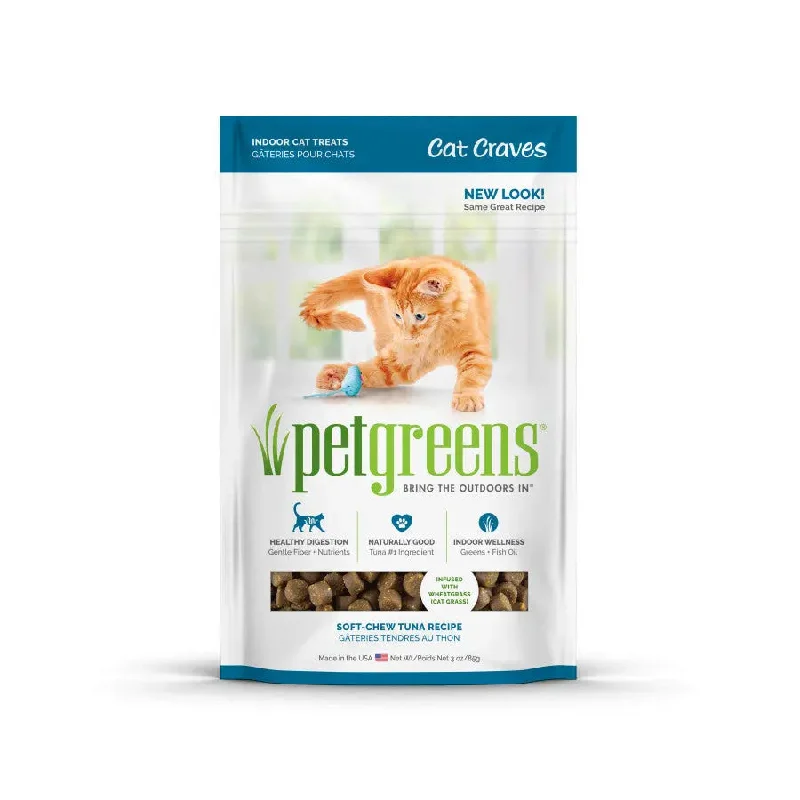 - ​​Pet toys under    yuanPet Greens Cat Craves Semi-Moist Cat Soft Treat Tuna 3 oz