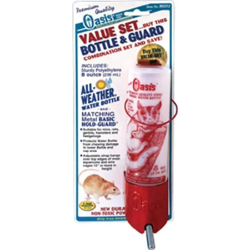 - Air box TSA certified check-inOasis All-Weather Bottle for Small Animals White, Red 8 oz - Air box TSA certified check-inOasis All-Weather Bottle for Small Animals White, Red 8 oz
