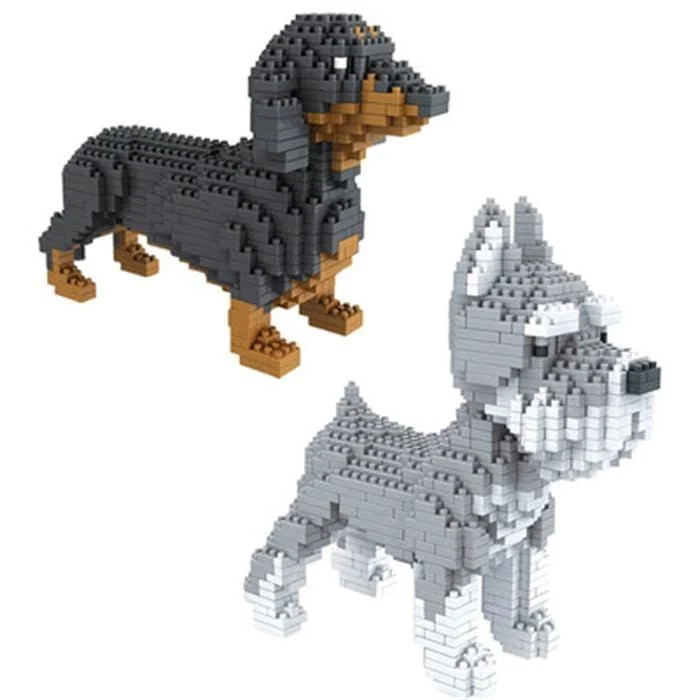 Small Dog Diamond Blocks