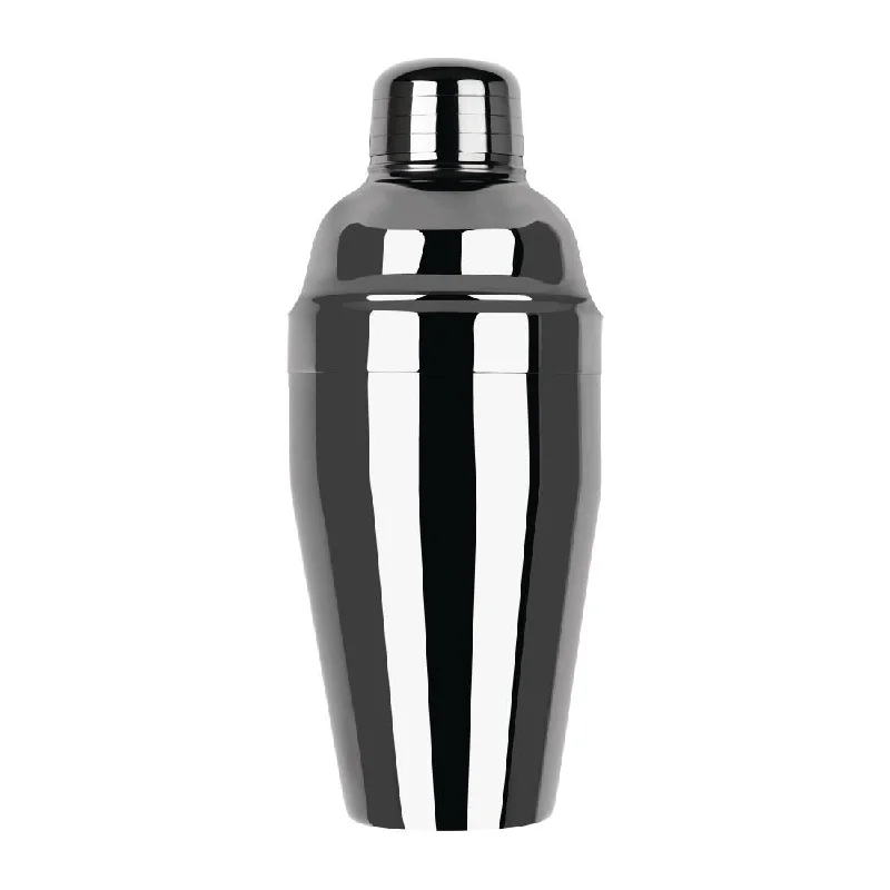 ---Zanzi Classic Club Cocktail Shaker 3pc Gunmetal - 300ml
