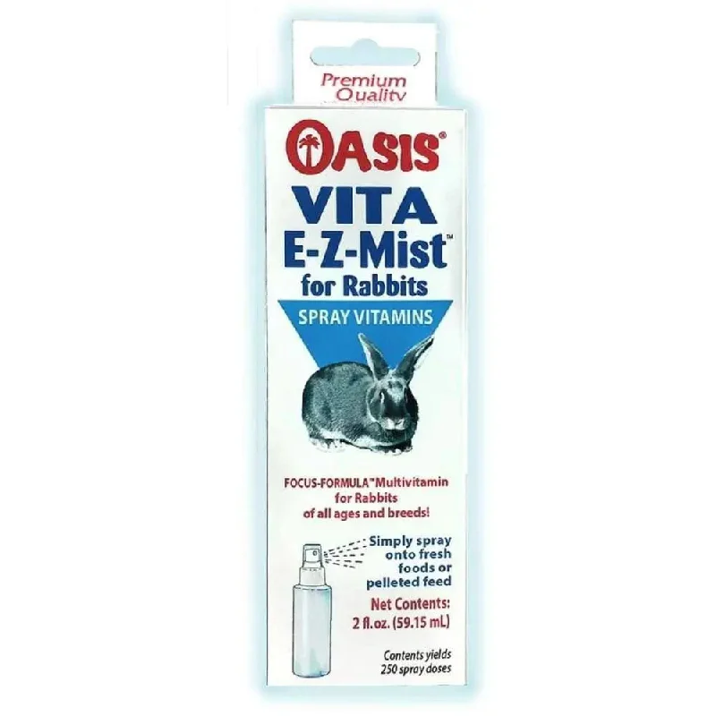 -Splash-proof food bowl AND Anti-choking slow food bowlOasis VITA E-Z-Mist Multivitamin Spray for Rabbit 2 Fl. oz -Splash-proof food bowl AND Anti-choking slow food bowlOasis VITA E-Z-Mist Multivitamin Spray for Rabbit 2 Fl. oz