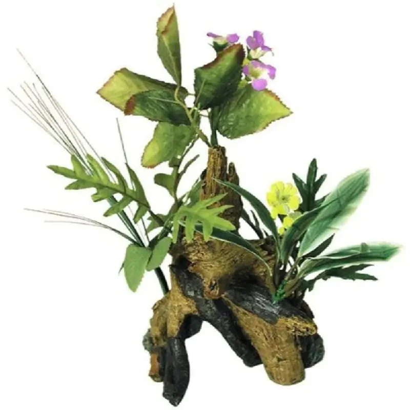 - Remote interactive pet feederExotic Environments Chestnut With Plants