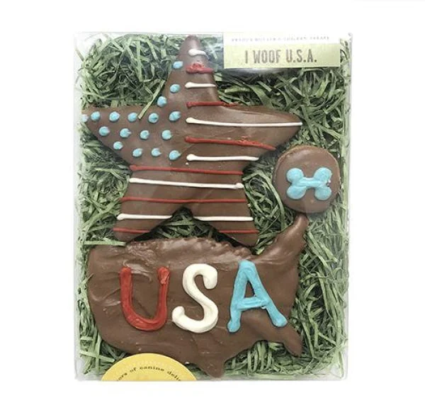 I Woof U.S.A. boxed Dog Treats