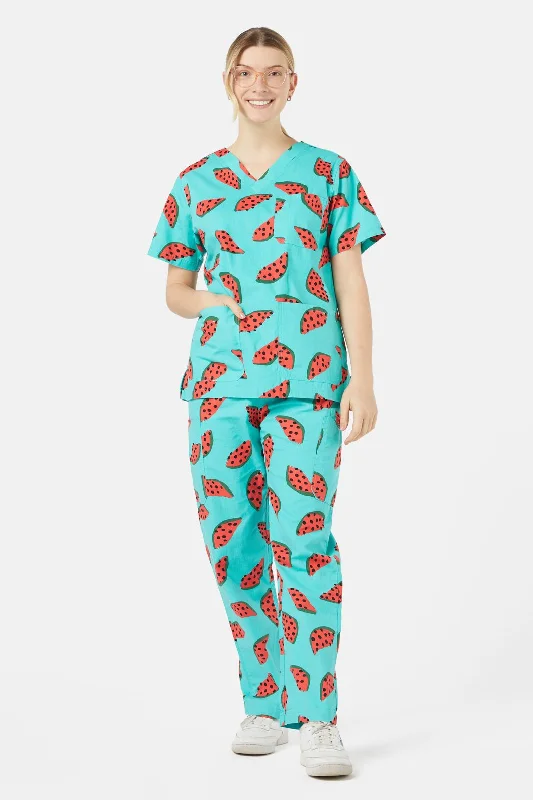 - Parrot climbing and standing wooden frameWatermelon Scrub Set