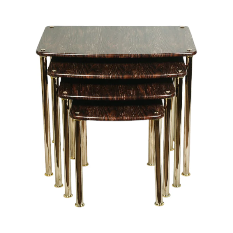 ---TEABLE SET 4PC TIGER GOLD