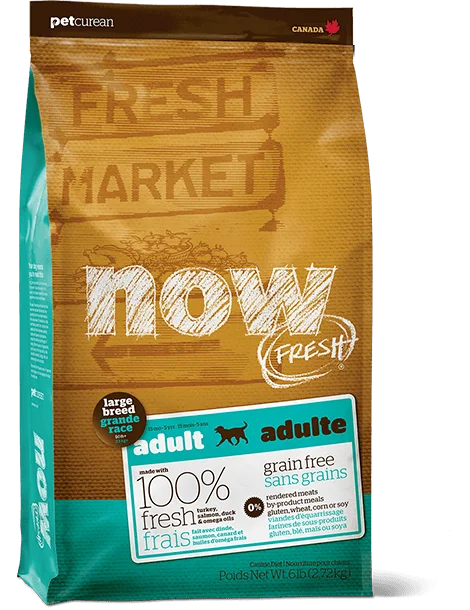 - Special food for puppiesNow Fresh - Grain Free - Adult - Large Breed