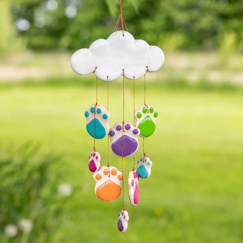 - Elderly dog ​​joint care mattressIt's Raining Paws Ceramic Wind Chime
