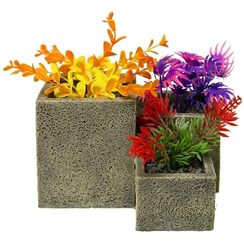 - Pet tear stain cleaning wipesExotic Environments Square Flower Pot Garden - Stone Colorful - Pet tear stain cleaning wipesExotic Environments Square Flower Pot Garden - Stone Colorful