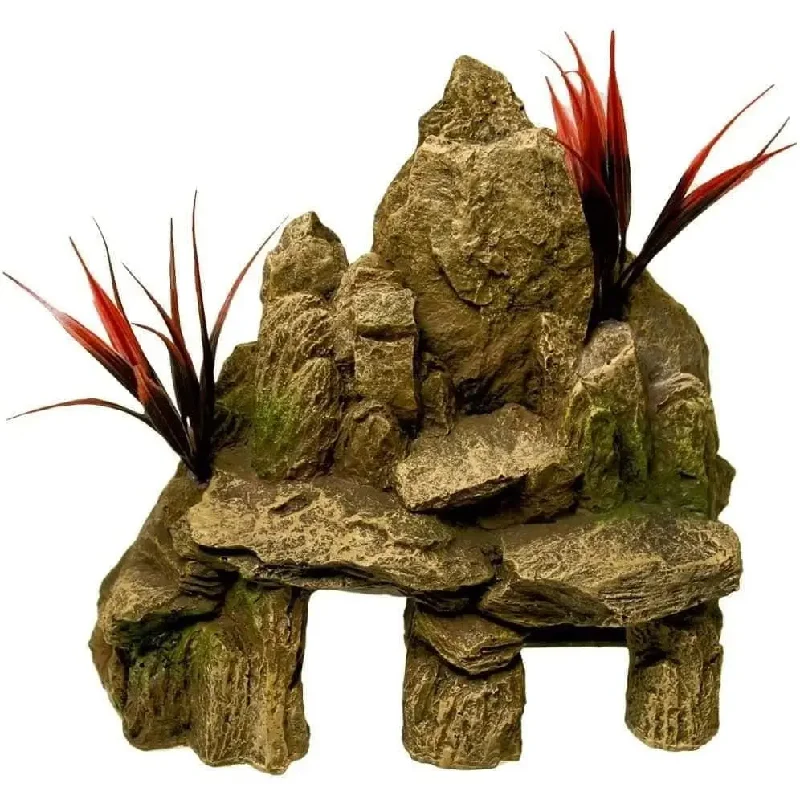 - Custom pet birthday cakeBlue Ribbon Ornament Rock Cave Mountain