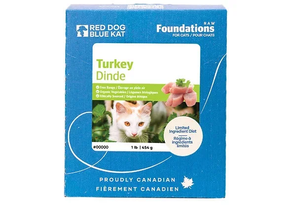   - High-protein cat food  Red Dog Blue Kat Cat Foundations Turkey
