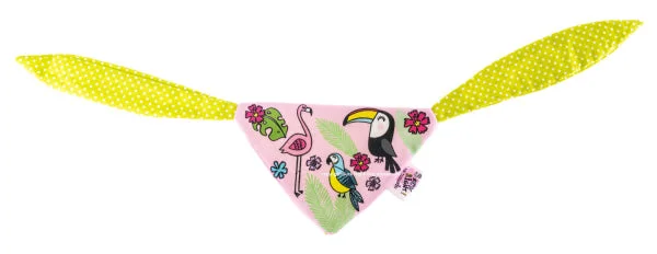 Toucan Dog Scarf Pink