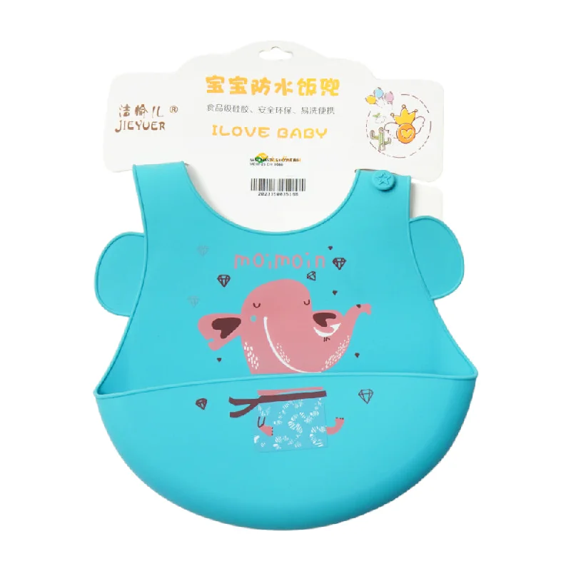 ---BABY PLASTIC SILICONE BIB MDW-23 CHI 8066