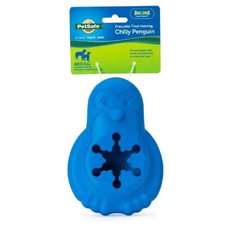 - Rabbit grass rack to prevent waste food boxBusy Buddy Penguin Dog Toy Blue
