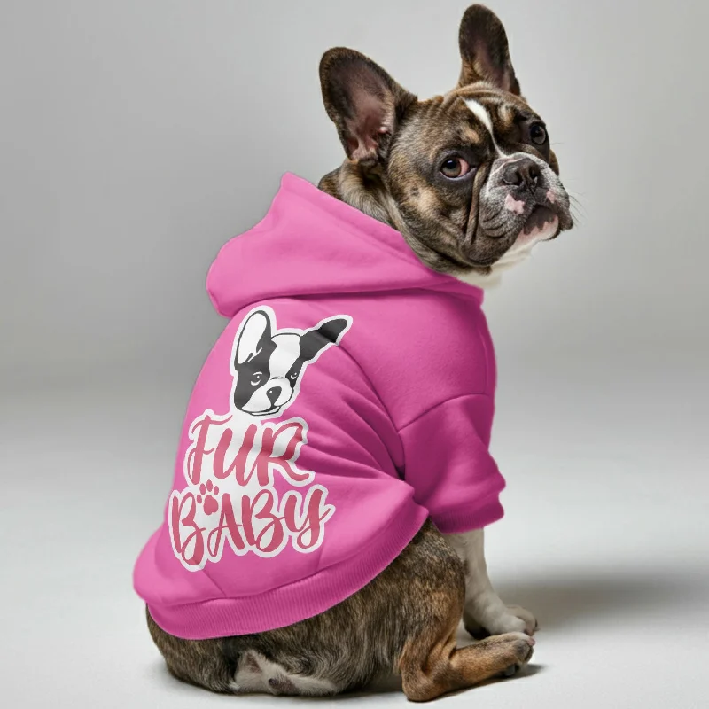 Fur Baby - Personalized French Bulldog Hoodies with Funny Quotes – Stylish, Cozy, and Premium 100% Cotton Fur Baby - Personalized French Bulldog Hoodies with Funny Quotes – Stylish, Cozy, and Premium 100% Cotton