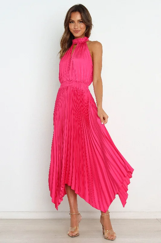 ---Dominique Dress - Pink
