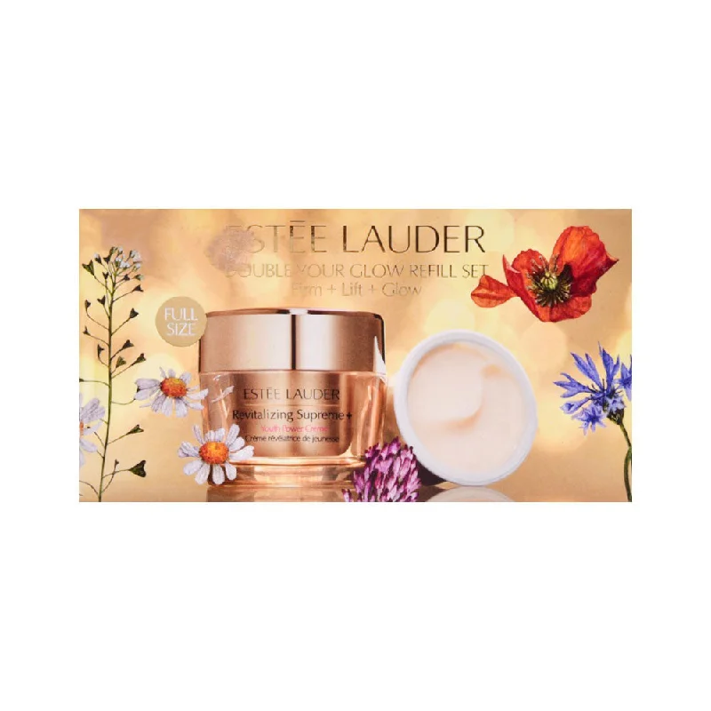 ---ESTEE LAUDER DOUBLE GLOW REFILL SET 50MLX2