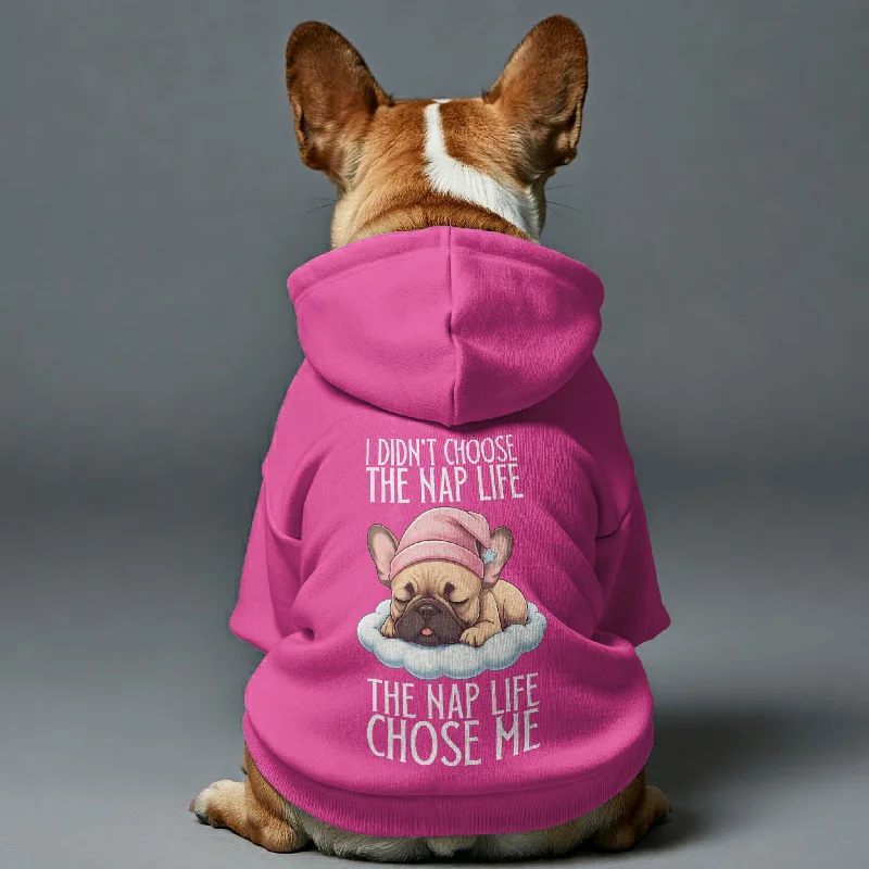The Nap Life - Personalized French Bulldog Hoodies with Funny Quotes – Stylish, Cozy, and Premium 100% Cotton The Nap Life - Personalized French Bulldog Hoodies with Funny Quotes – Stylish, Cozy, and Premium 100% Cotton