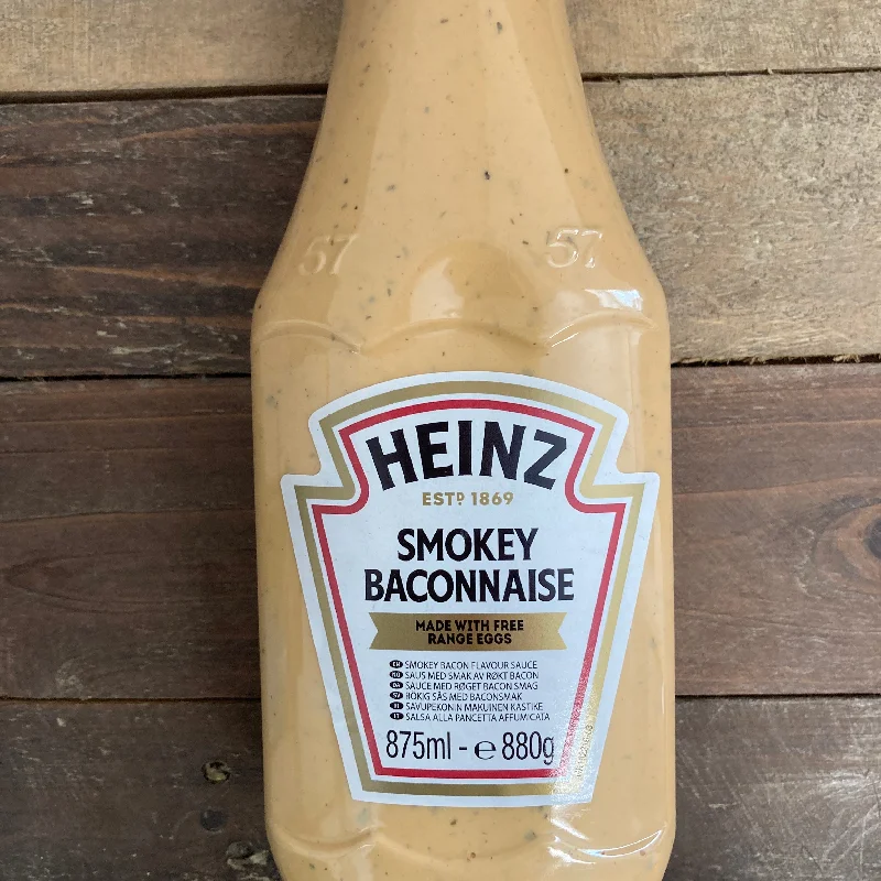 - Air box TSA certified check-in880g Heinz Smokey Baconnaise Sauce (1x880g)