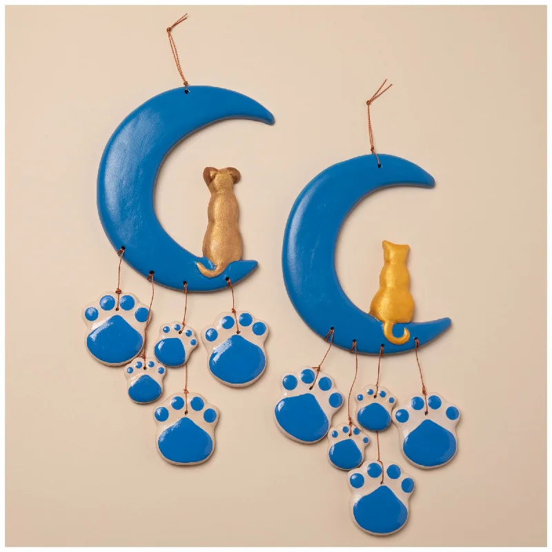 - Cat hair ball removal and hair removal creamPet Moonlight Ceramic Wind Chime