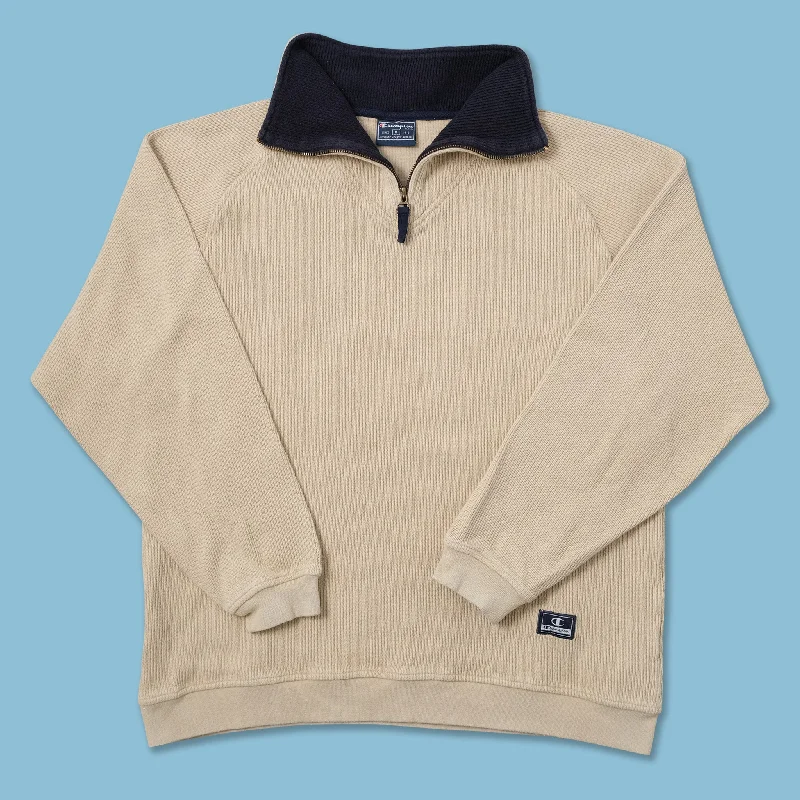 - Remote interactive pet feederVintage Champion Q-Zip Sweater Medium