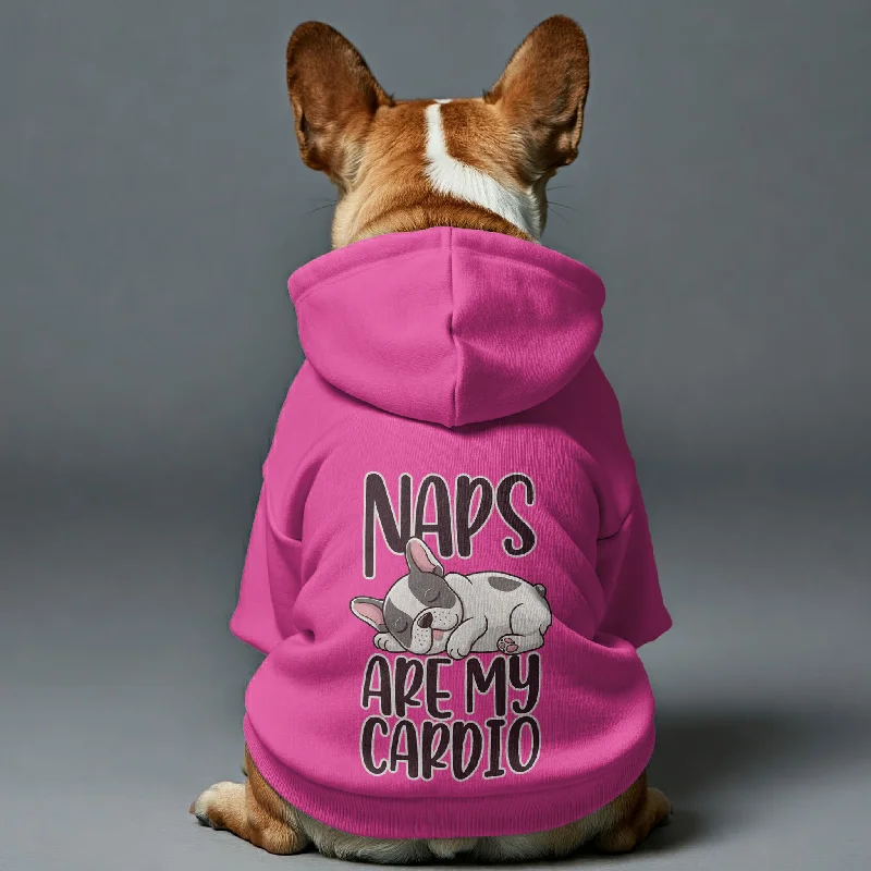 Naps are my cardio - Personalized French Bulldog Hoodies with Funny Quotes – Stylish, Cozy, and Premium 100% Cotton Naps are my cardio - Personalized French Bulldog Hoodies with Funny Quotes – Stylish, Cozy, and Premium 100% Cotton