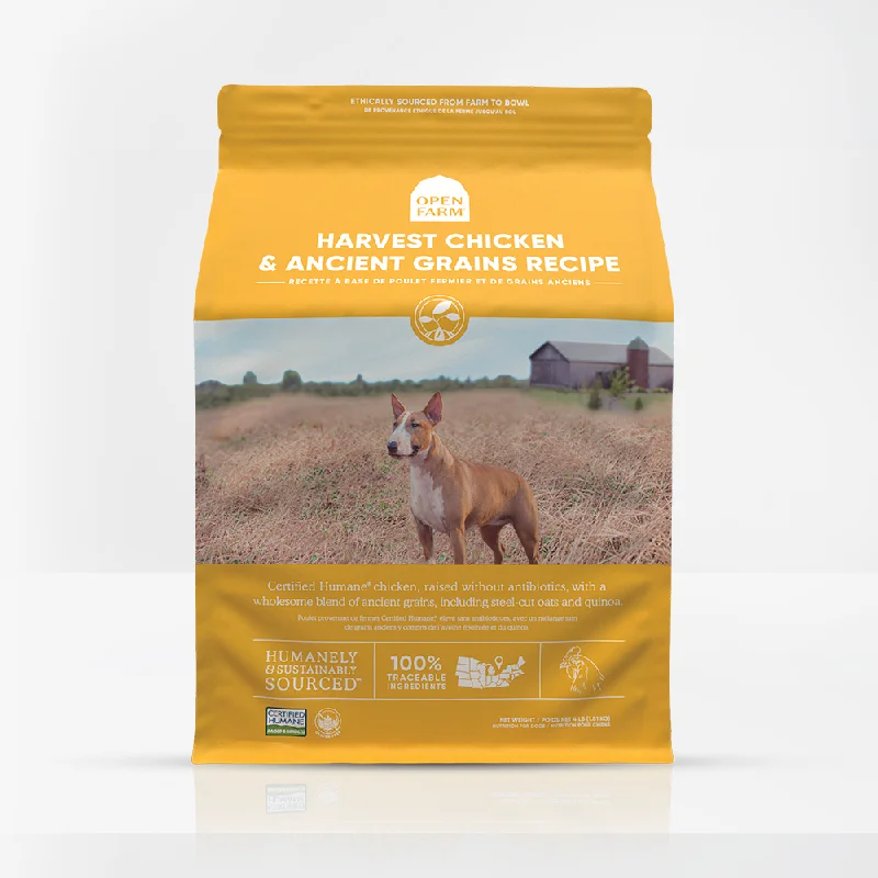 - Dog food nutritional analysisOpen Farm - Harvest Chicken & Ancient Grains - Dry Dog Food - Dog food nutritional analysisOpen Farm - Harvest Chicken & Ancient Grains - Dry Dog Food