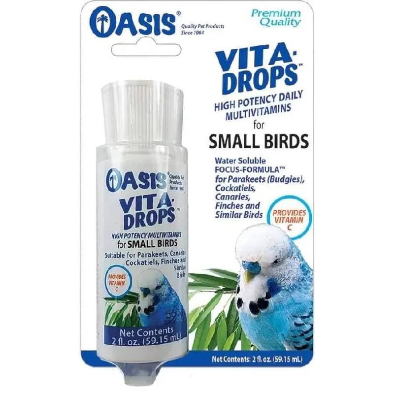 - Automatic induction pet water dispenserOasis Vita Drops for Small Birds Multivitamin Supplement 2 Fl. oz - Automatic induction pet water dispenserOasis Vita Drops for Small Birds Multivitamin Supplement 2 Fl. oz