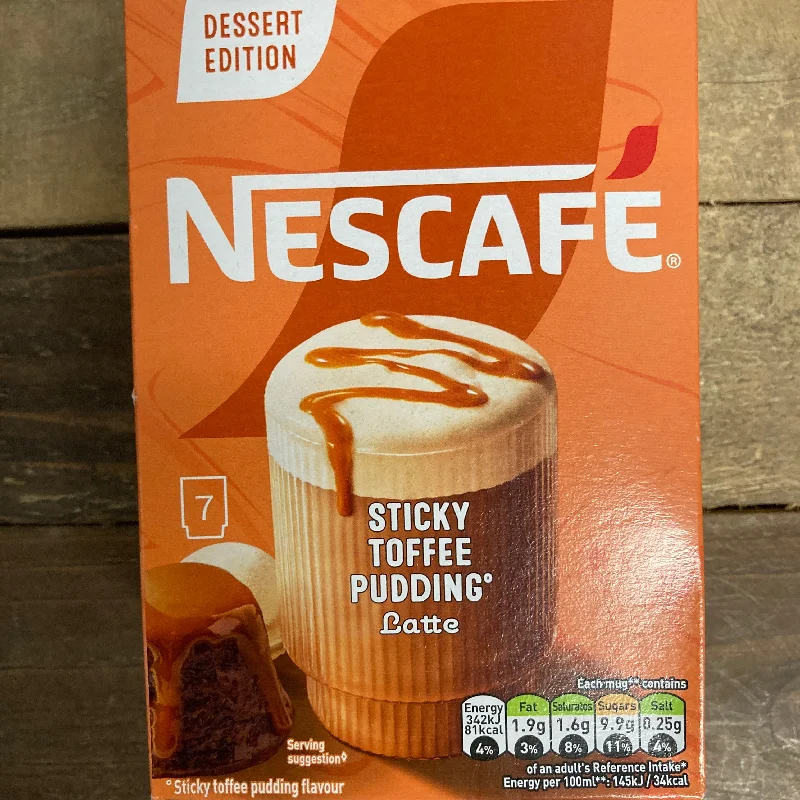 -Splash-proof food bowl AND Anti-choking slow food bowl14x Nescafe Sticky Toffee Pudding Latte Sachets (2 Packs of 7x20g) -Splash-proof food bowl AND Anti-choking slow food bowl14x Nescafe Sticky Toffee Pudding Latte Sachets (2 Packs of 7x20g)