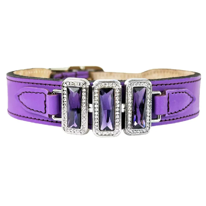  . **Cat food bowl anti-overturning**Imperial Collection Dog Collar Lavender/Nickel