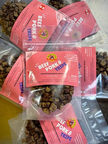    - Recommended online stores for cat food  Nammy Treats Beef Pork & Tripe