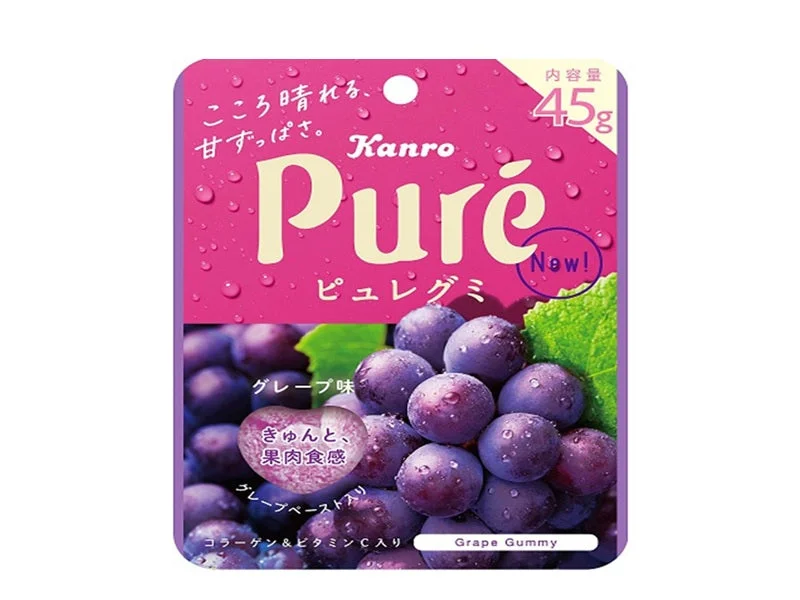 - Natural latex pet mattressKANRO Pure Gummy Grape - 45g