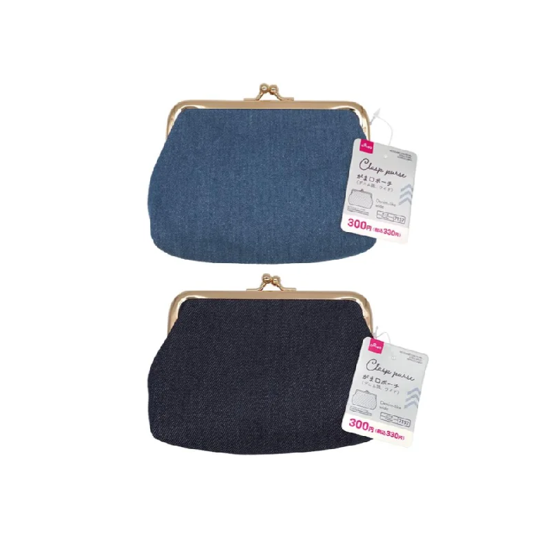 - ​​Pet toys under    yuanClasp Purse Denim Like Wide