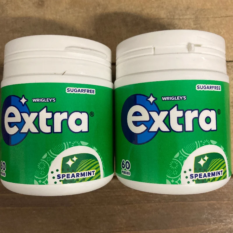 - Pet stroller can be taken on the plane120x Extra Spearmint Sugarfree Chewing Gum Pieces (2 Tubs of 60) - Pet stroller can be taken on the plane120x Extra Spearmint Sugarfree Chewing Gum Pieces (2 Tubs of 60)