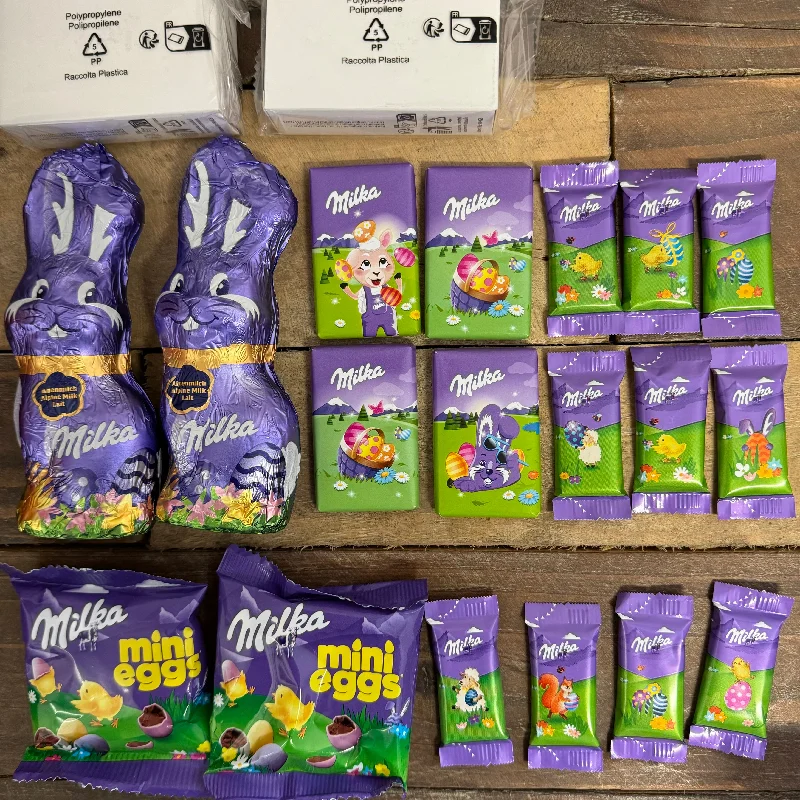 - Teething and chewing toys for puppies18x Milka Chocolates & Puzzle Mix (2 Boxes of 124g) - Teething and chewing toys for puppies18x Milka Chocolates & Puzzle Mix (2 Boxes of 124g)