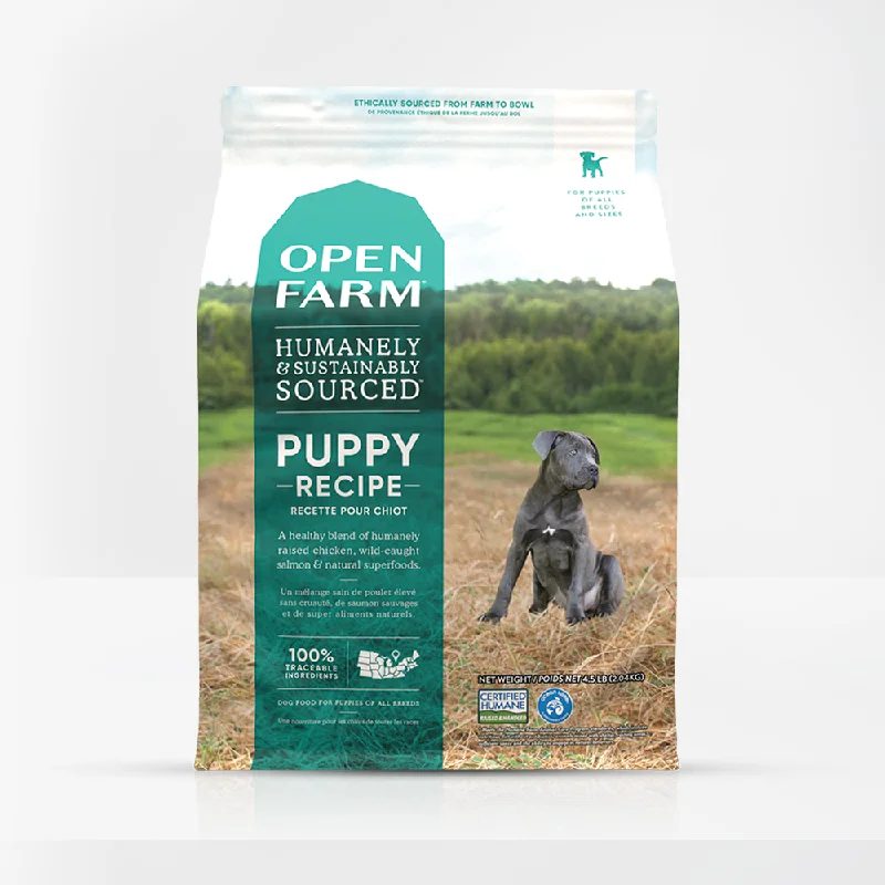 - Dog food helps the digestive systemOpen Farm - Grain Free Puppy - Dry Dog Food