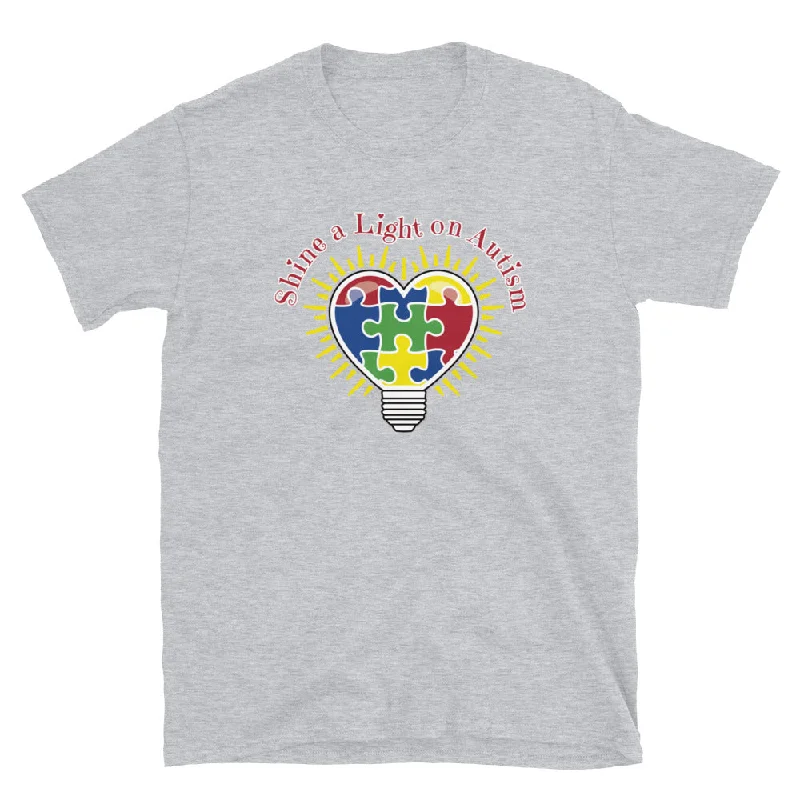 - Winter warm clothes for short-haired dogsShine a Light on Autism T-Shirt