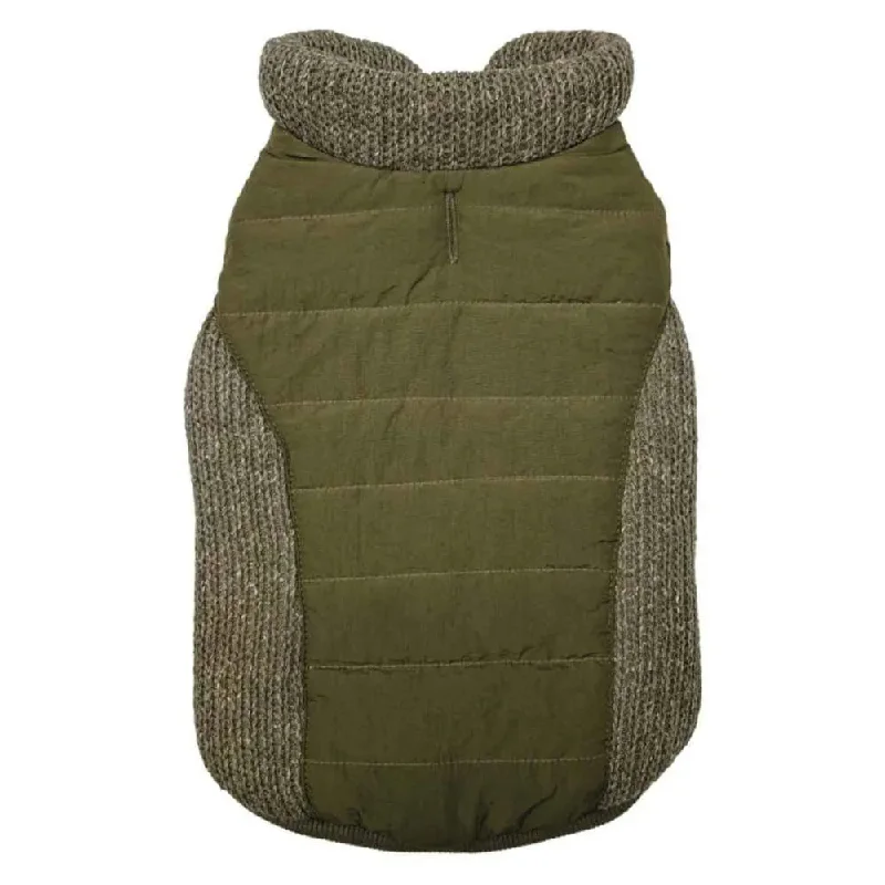 - Solid wood cat climbing frame customizedFashion Pet Sweater Trim Puffy Coat Reversible Olive - Solid wood cat climbing frame customizedFashion Pet Sweater Trim Puffy Coat Reversible Olive